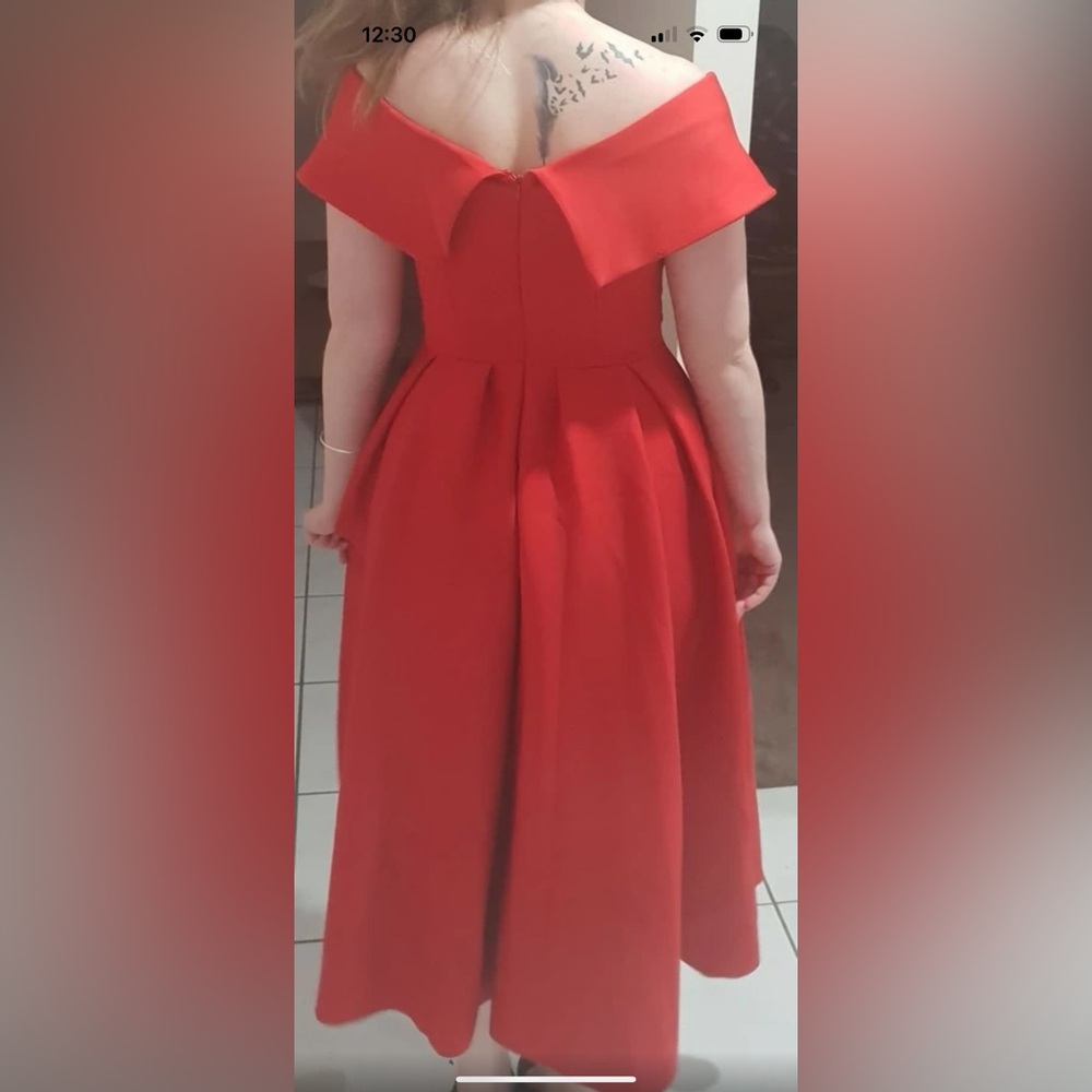 New without tag off shoulder formal dress size 8/10 - Picture 5 of 5